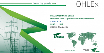 TFKable Group will be presenting LV, MV and HV overhead lines at OHLEx 2019. 
