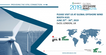 TFKable and JDR will together be presenting the potential of TFKGroup during GLOBAL OFFSHORE WIND
