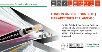 TF FLAME-X 950 Series 6 approved by the London Underground