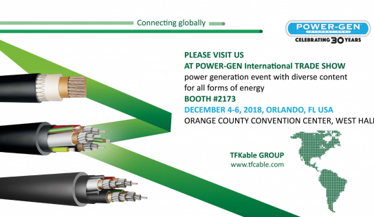 TFKable Group at POWER-GEN trade show, USA