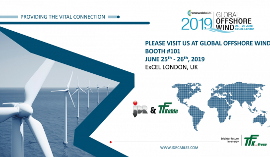 TFKable and JDR will together be presenting the potential of TFKGroup during GLOBAL OFFSHORE WIND