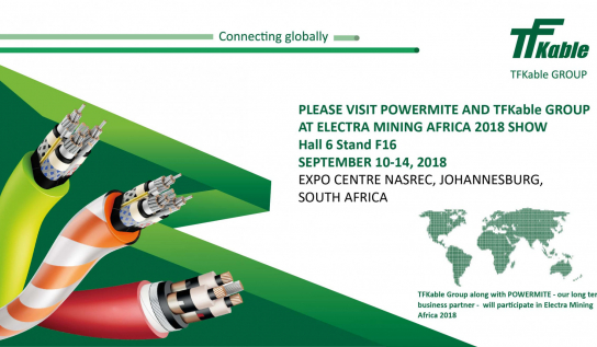 TFKable Group and POWERMITE at Electra Mining Africa show 