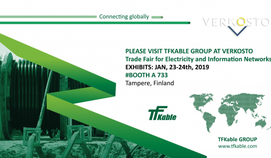 TFKable Group at Verkosto trade show, Tampere, Finland